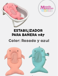 Cojín estabilizador antideslizante para bañera