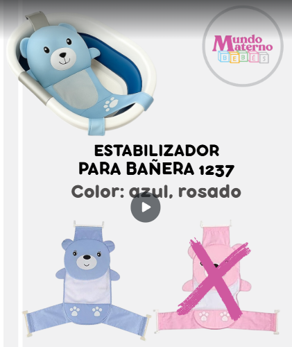 Cojín estabilizador antideslizante para bañera 1237