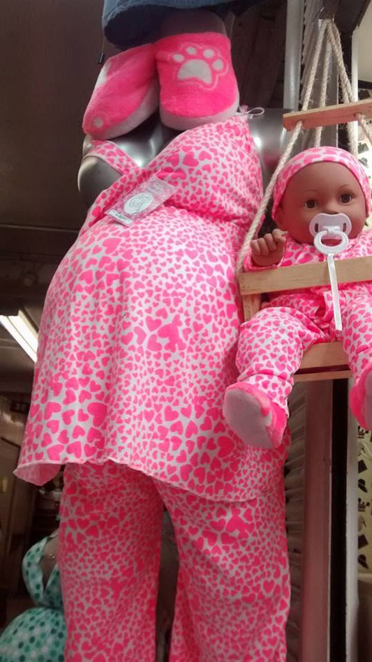 Pijama mamá y bebé capri